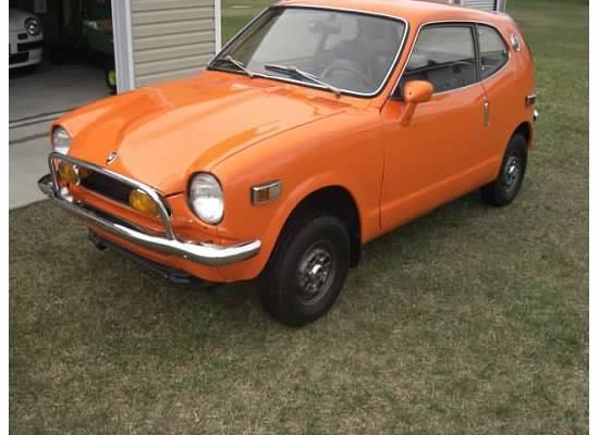 1972 honda 600az coupe pop orange very nice