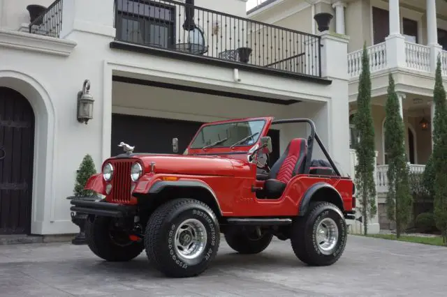 1976 jeep cj5, 304 v8, 3 speed manual transmission,4x4, unique & stunning jeep!