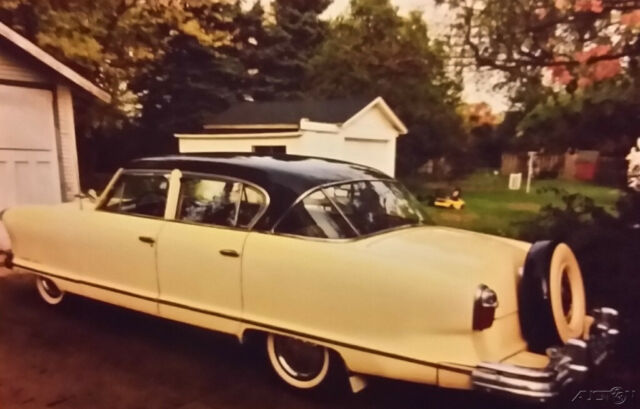 1954 nash ambassador 217ci v6 3-spd manual w borg warner od mileage exempt