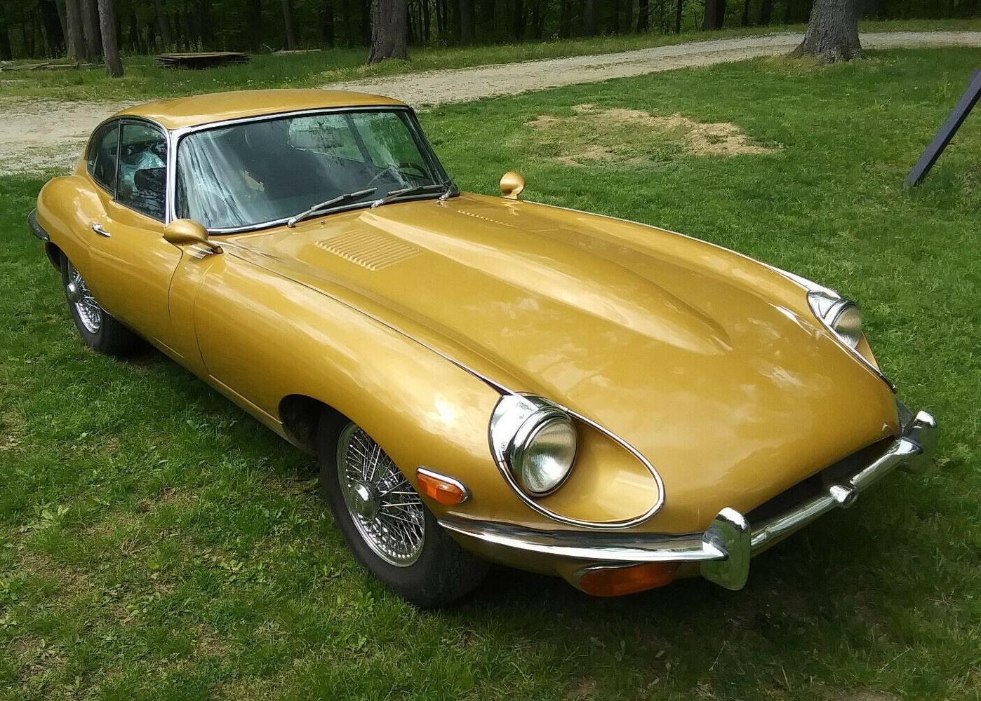 1969 jaguar e-type 4.2l series ii coupe 54000 miles
