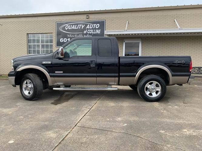 used 2006 ford f250 4x4 supercab lariat collins, ms 39428 for sale in collins, mississippi