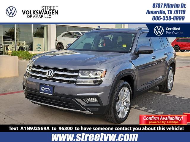 2019 volkswagen atlas 3.6 se w/ technology