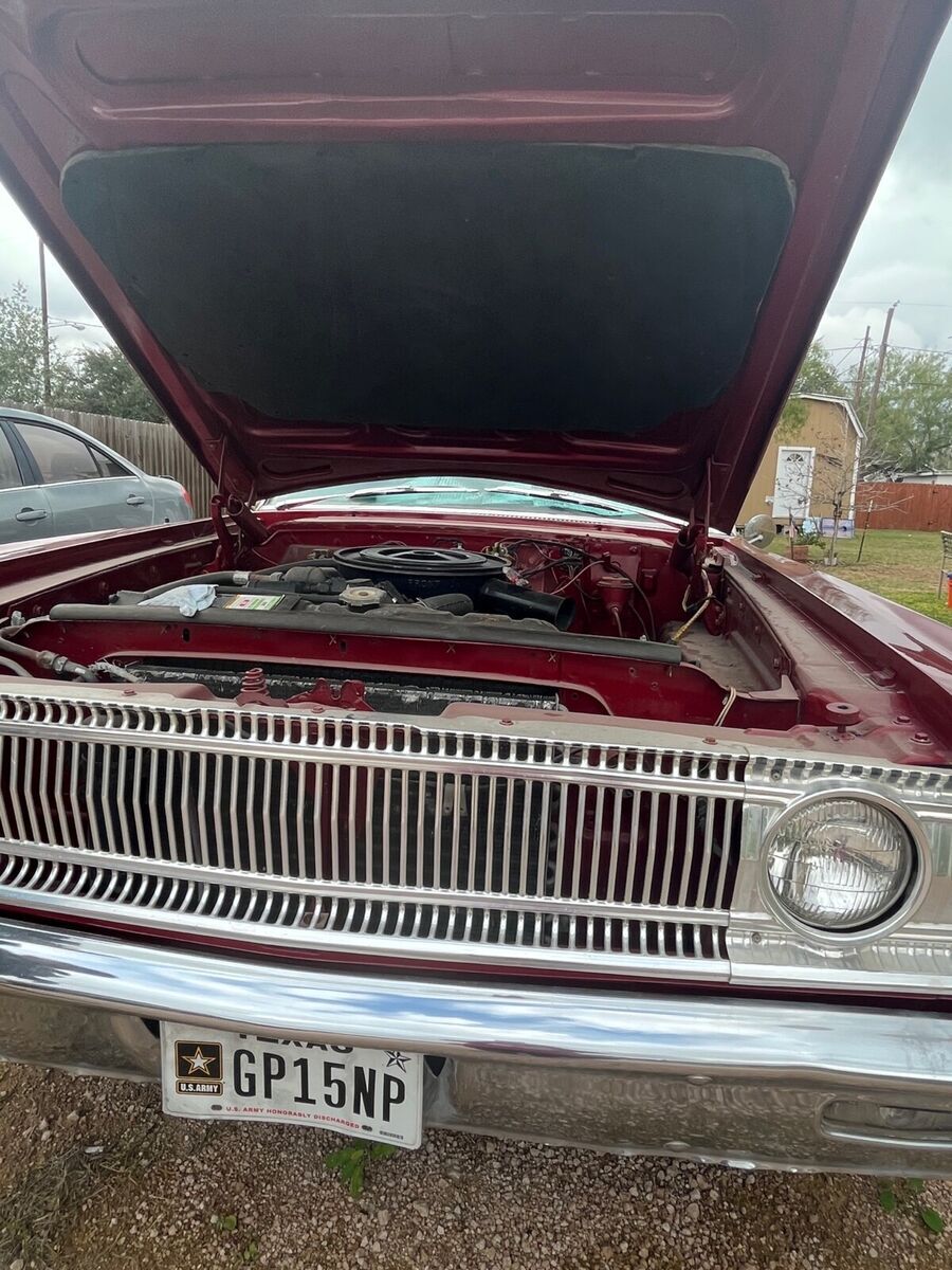 1965 dodge coronet sedan red fwd automatic