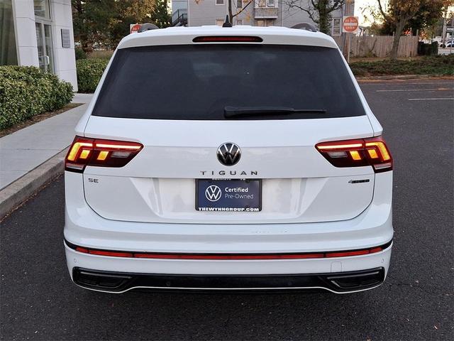 2022 volkswagen tiguan 2.0t se r-line black