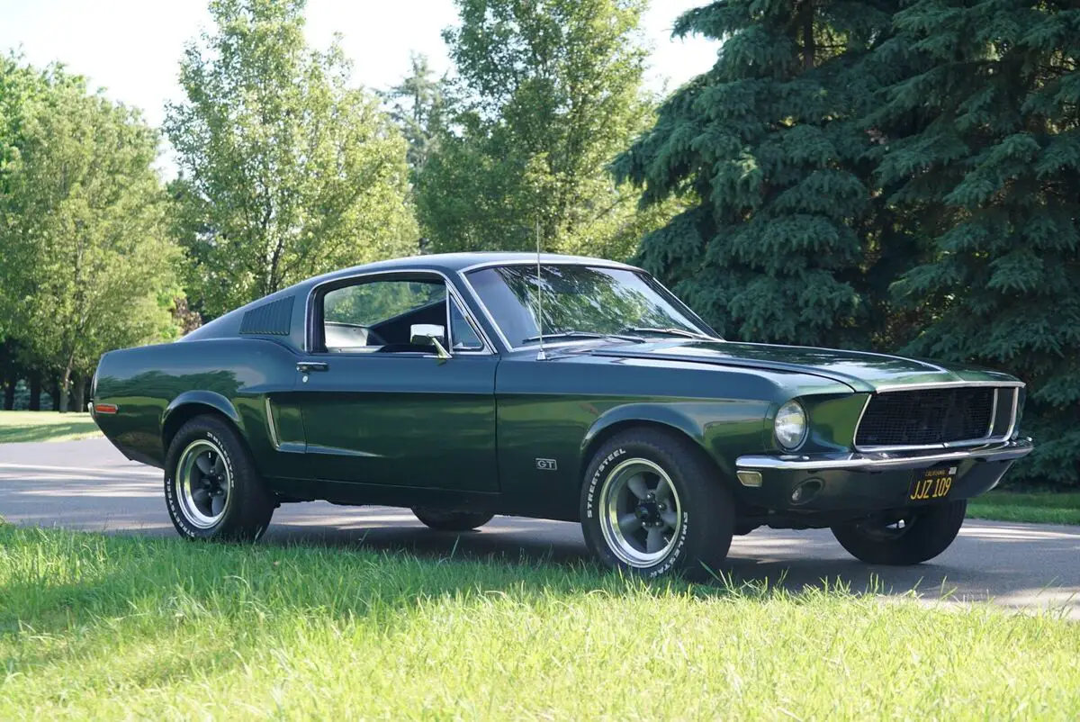 1968 ford mustang green fastback bullitt