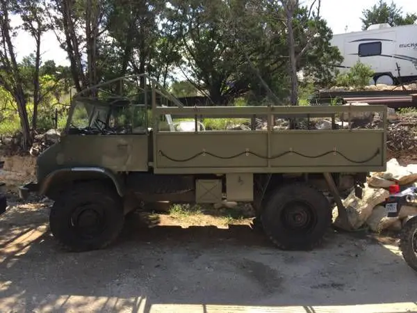 mercedes-benz unimog 404s 1968 swiss military in excellent condition