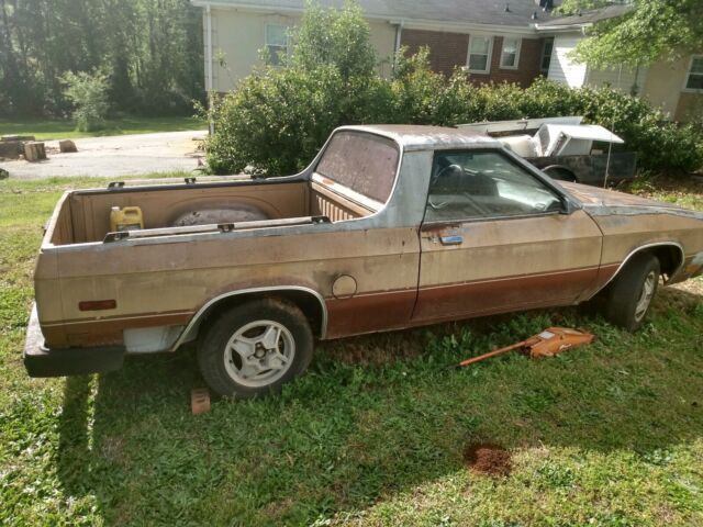1984 dodge rampage pickup orange fwd automatic