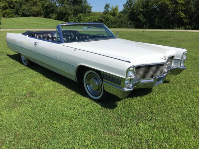 1965 cadillac de ville convertible 98k orig miles cold ac! free shipping usa!