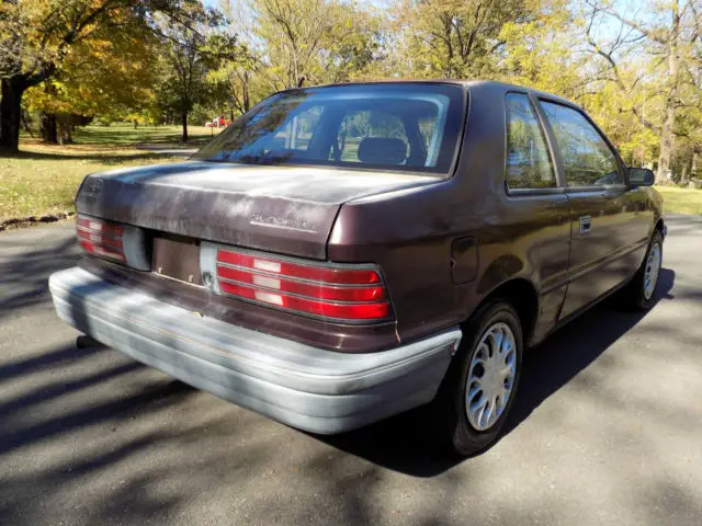 no reserve 1991 plymouth sundance america hatchback 2-door 2.2l 4cyl low miles!!