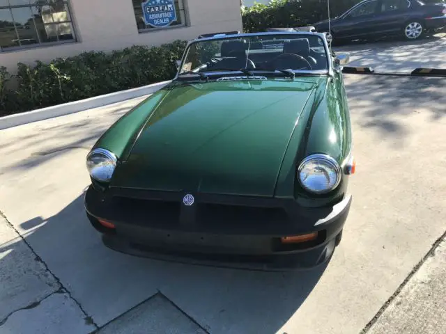 1979 mgb roadster brooklands green black interior 4 speed manual with 86000 mile