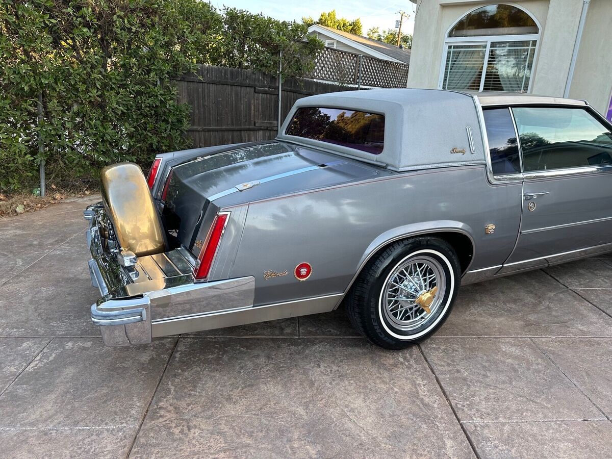 1980 cadillac eldorado grey fwd automatic biarittz