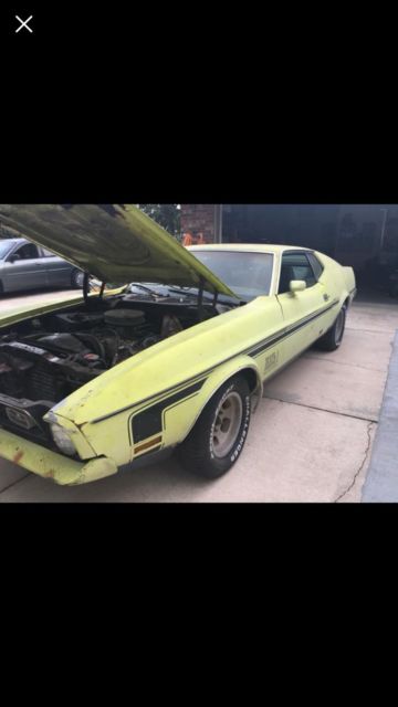 1972 ford mustang fastback mach 1 all original