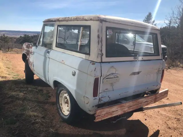 1966 uncut ford bronco no reserve. forest ranger vehicle