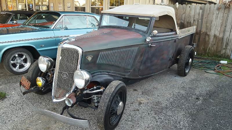 1934 ford ute ratrod manual 5-speed rwd v8 4.8l gasoline