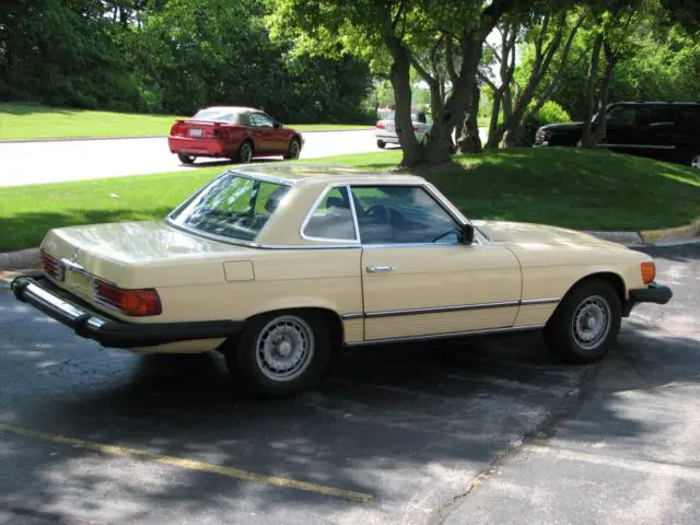 1980 mercedes benz 450sl^2 tops convertible^excellent^low original miles^no resv