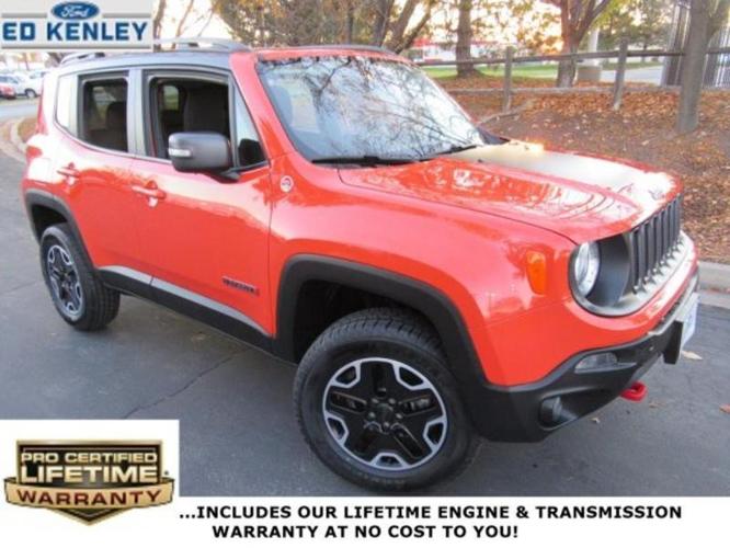 2015 jeep renegade trailhawk 4x4 trailhawk 4dr suv for sale in layton, utah