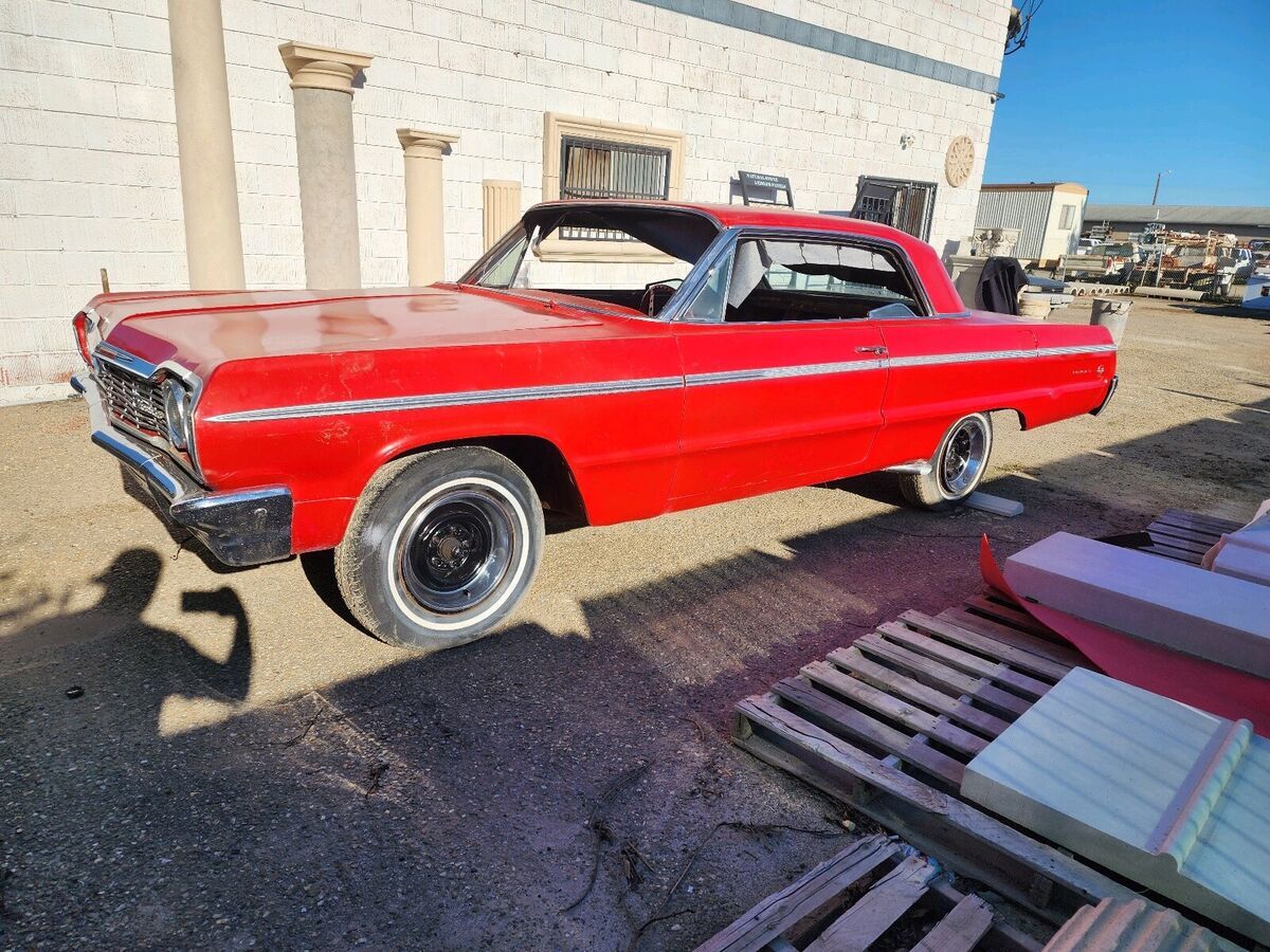 1964 chevrolet impala sportscar red