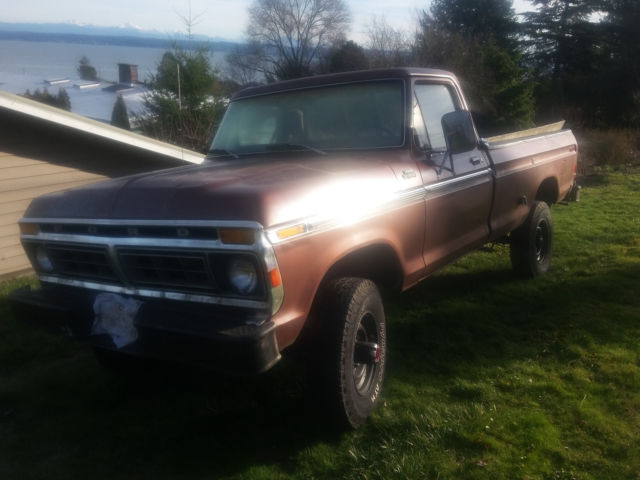 1977 ford f-250 ranger highboy 4x4 4wd divorced np205 np435 good starting point