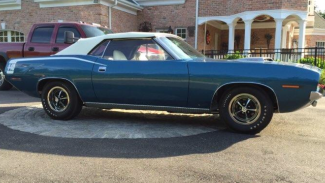 1970 cuda convertable 440-6 4 speed super track pack 1of1 concourse restoration!