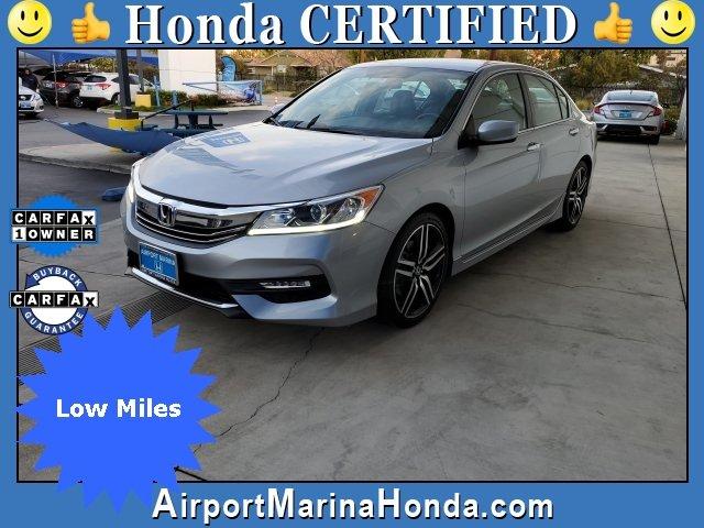 certified 2017 honda accord sport special edition sedan los angeles, ca 90045 for sale in los angeles, california
