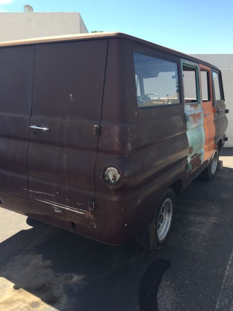 1965 dodge a100 van windows on 1 side
