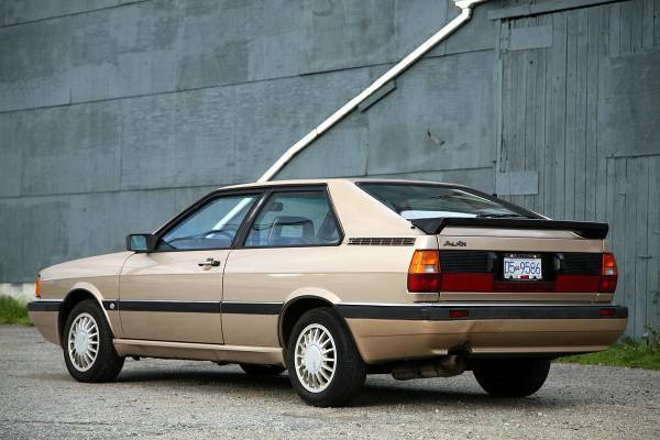 1987 audi coupe gt special build rare sunroof delete ur euro quattro no reserve