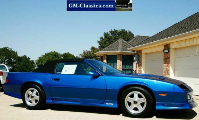 1991 chevrolet camaro z28 tpi convertible as new museum collector iroc 1500 mile