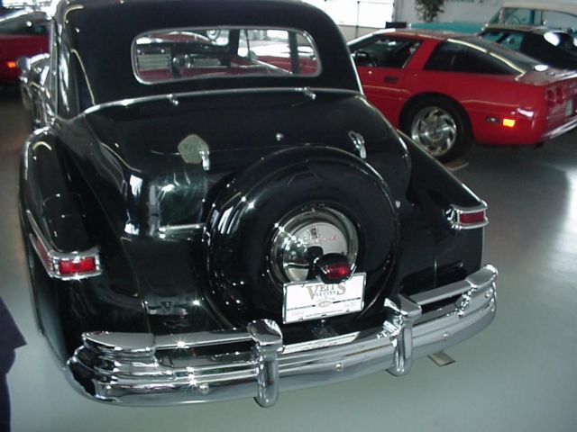 1948 lincoln continental mk i black 12 cyl 3 spd museum quality restored