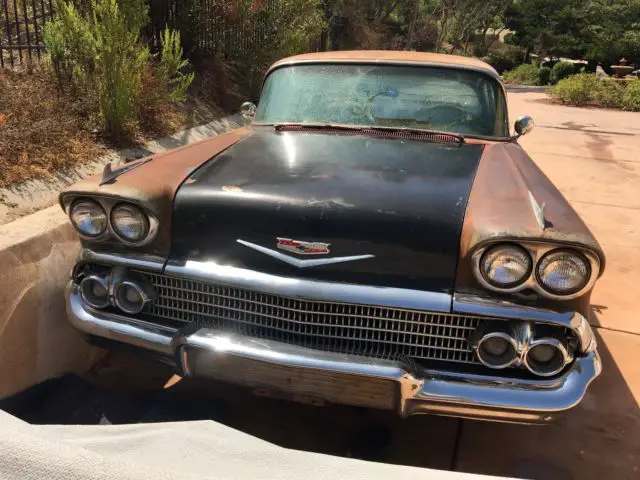1958 chevrolet impala 2 door hardtop barn find!!!!!!!!