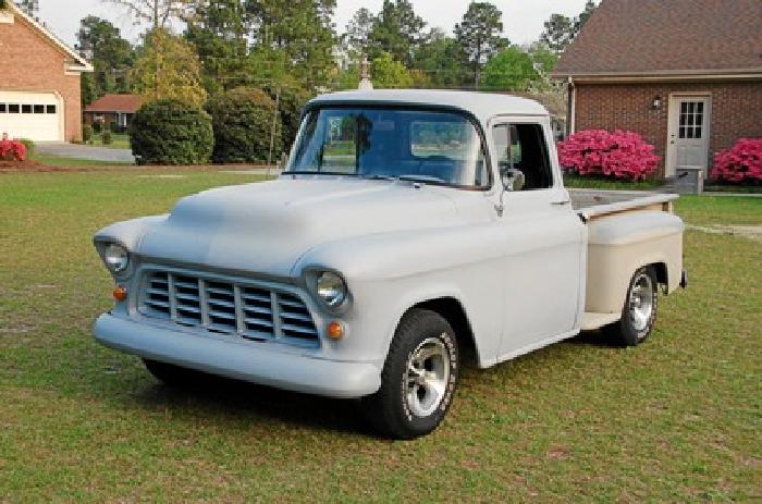1955 chevrolet short bed step side 3100 pickup truck in rockingham, nc