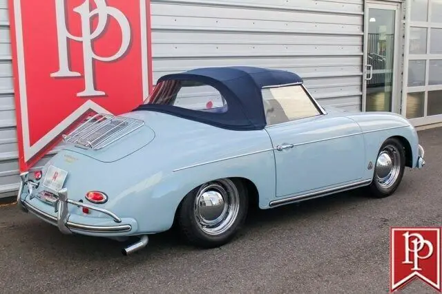 1959 porsche 356 convertible d 0 meissen blue