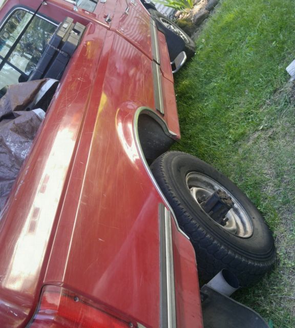 1988 red ford f250 diesel
