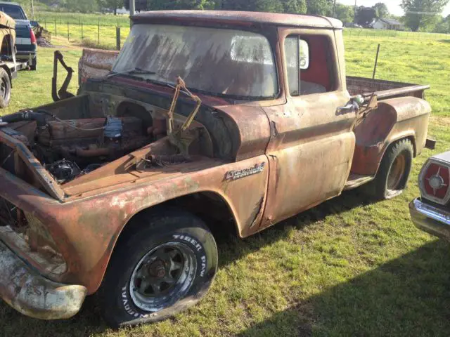 1961 chevrolet apache patina shop truck or restore!!!