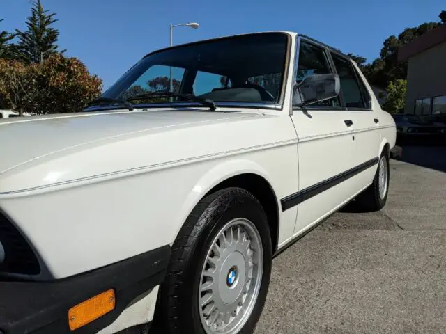 1986 bmw 535i alpinweiss 83k original paint and interior
