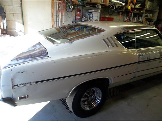 1969 ford torino 12,455 miles white 428 manual