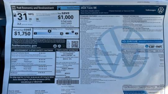 2024 Volkswagen Taos