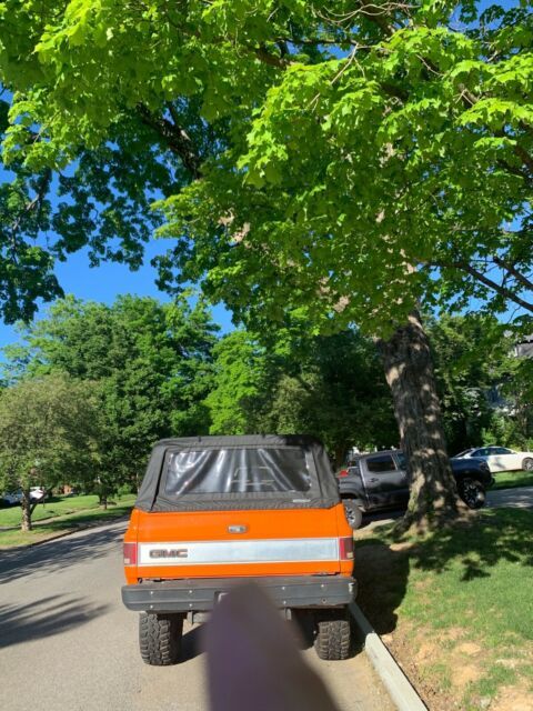 1987 gmc jimmy suv orange 4wd manual sierra classic