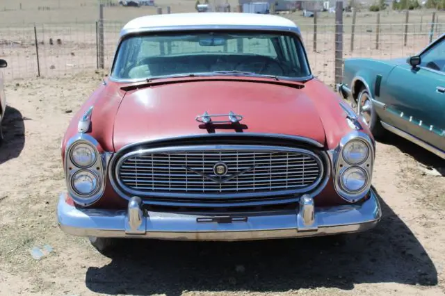 1957 nash ambassador custom, original manuals, title is screwed up