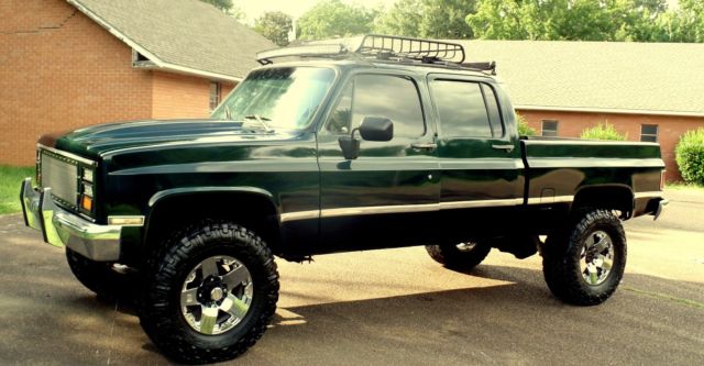 chevy k30 3+3 5.9 cummins diesel swap 3500 4x4 truck new build 2500