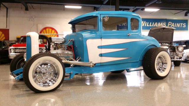 1930 ford 5 window coupe - high dollar build - 350ci - 50+ photos in description