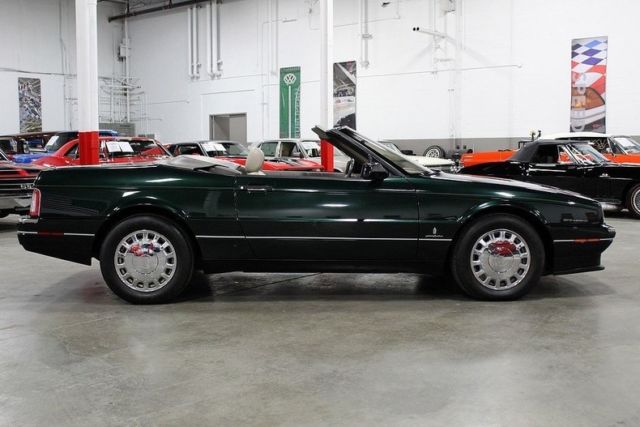 1993 cadillac allante 41385 miles green convertible 4.6 liter v8 automatic