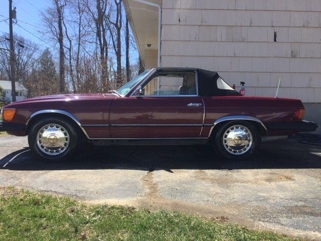 1976 mercedes sl450 convertible v8 450sl