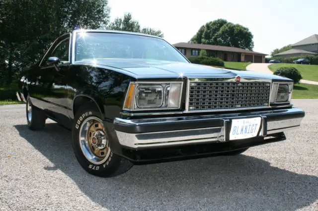 1978 chevrolet general motors el camino ss black knight 1 of 1200 made