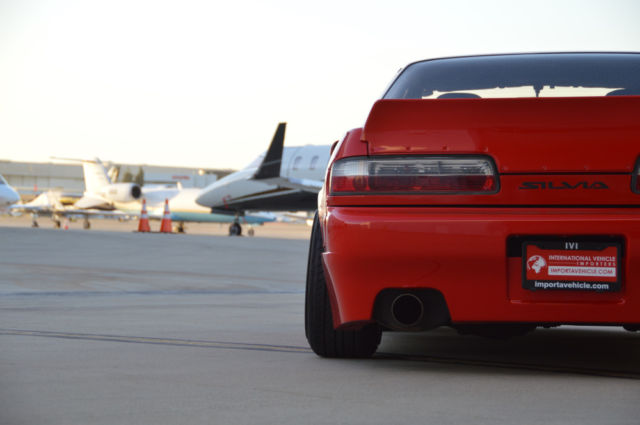 nissan silvia s13 : rocket bunny kit : volk te37 : sr20det : legally imported