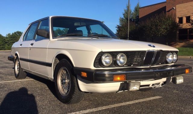 1987 bmw 5-series 528e 5 speed manual