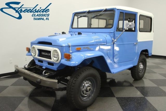 1971 toyota fj40 16590 miles blue suv 3.9l inline 6 3 speed manual