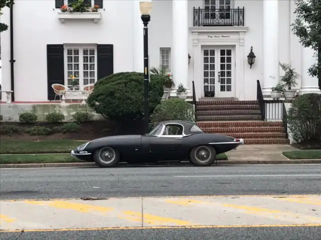 1961 jaguar e-type xke flat floor ots rust free w/factory hardtop
