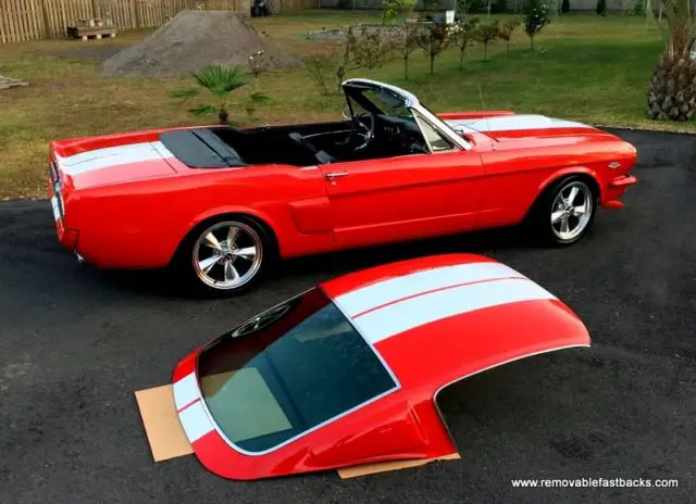 no reserve, restomod roadster convertible removable fastback roof /1968 camaro
