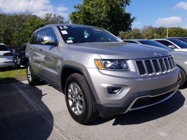 used 2015 jeep grand cherokee 2wd limited coral springs, fl 33067 for sale in pompano beach, florida