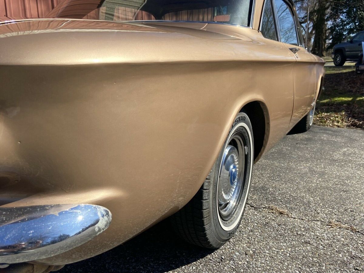 1964 chevrolet corvair 2.4 monza coupe brown rwd manual spyder turbo